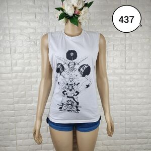 small white muscle tee